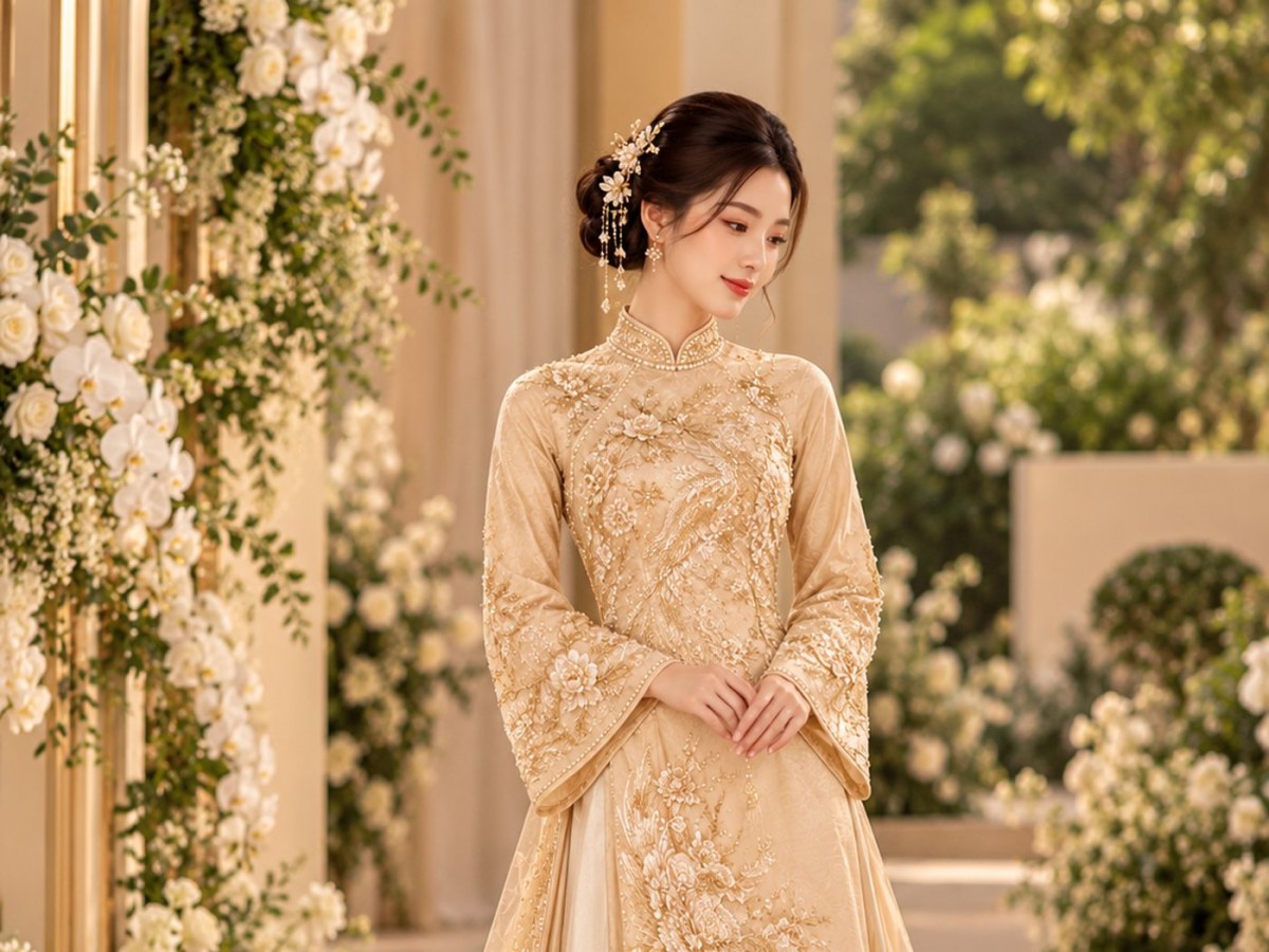 Váy cưới & trang điểm — ảnh 1
