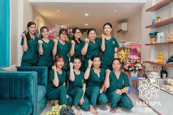 May đồng phục spa, nail — ảnh 5